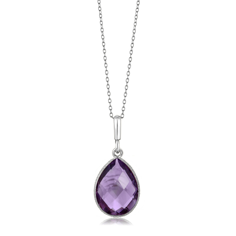 Pendant Earrings Set in 925 Sterling Silver