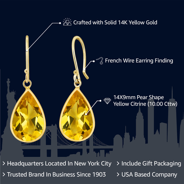 Earrings in 14K Yellow Gold