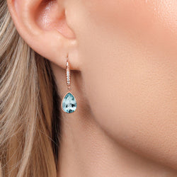 Earrings in 18K Rose Gold Plated Silver