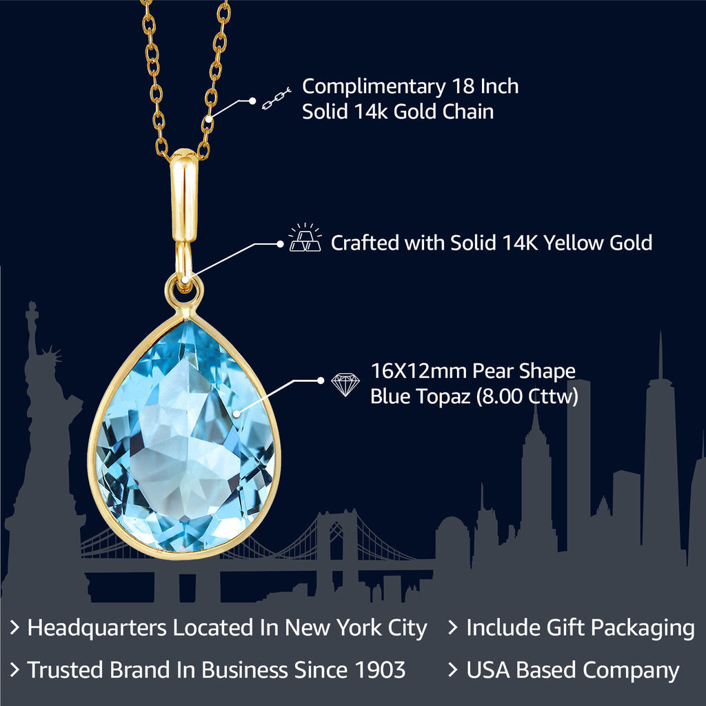 Pendant in 14K Yellow Gold