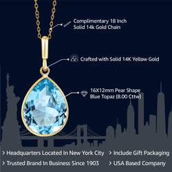 Pendant in 14K Yellow Gold
