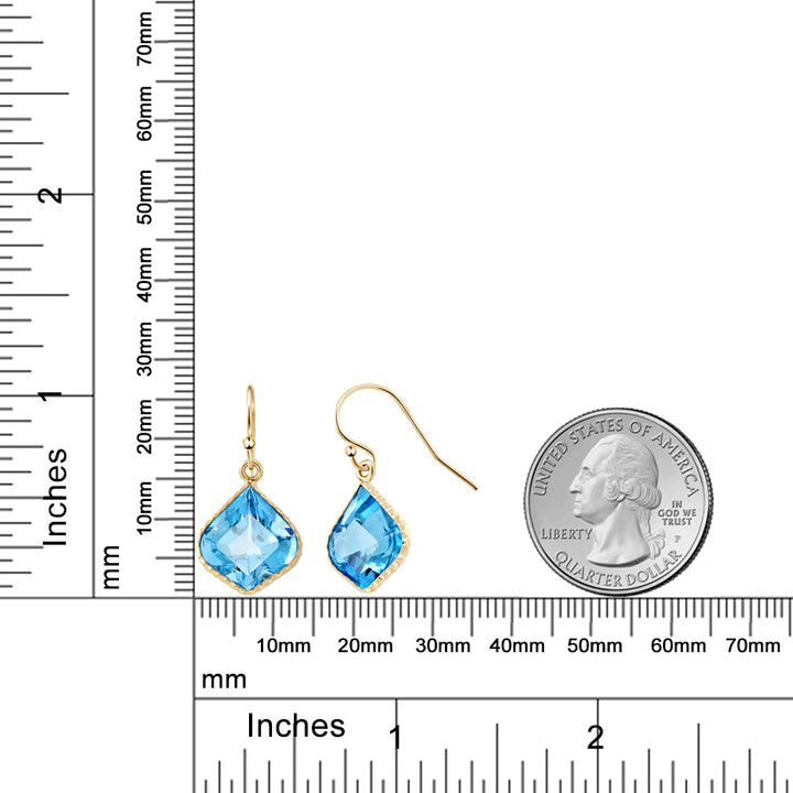 Earrings in 14K Yellow Gold