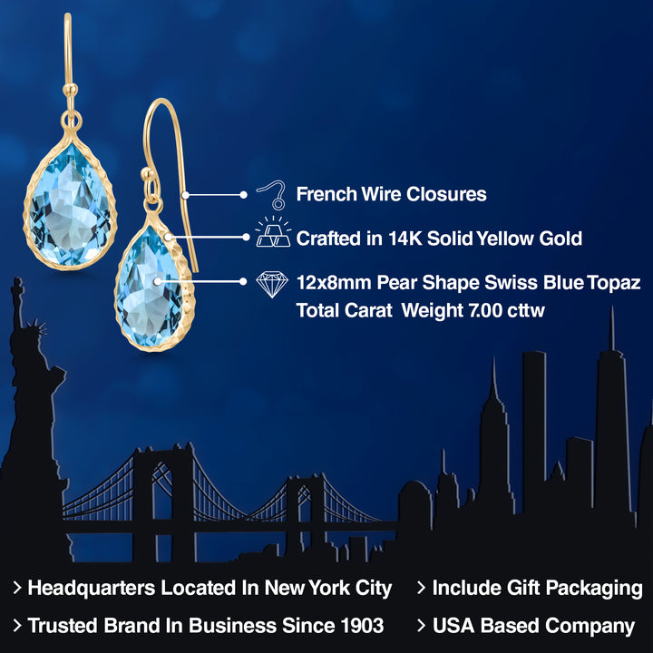 Earrings in 14K Yellow Gold