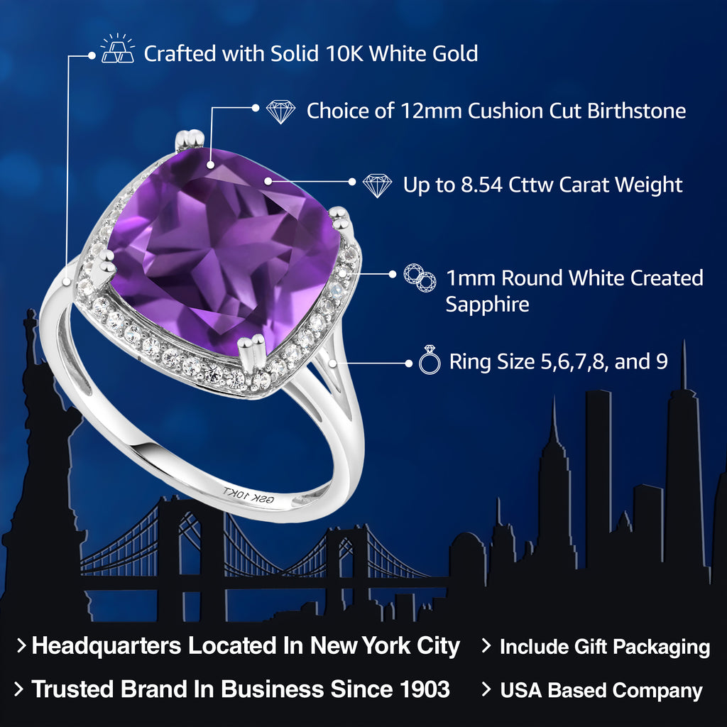 Ring in 10K White Gold