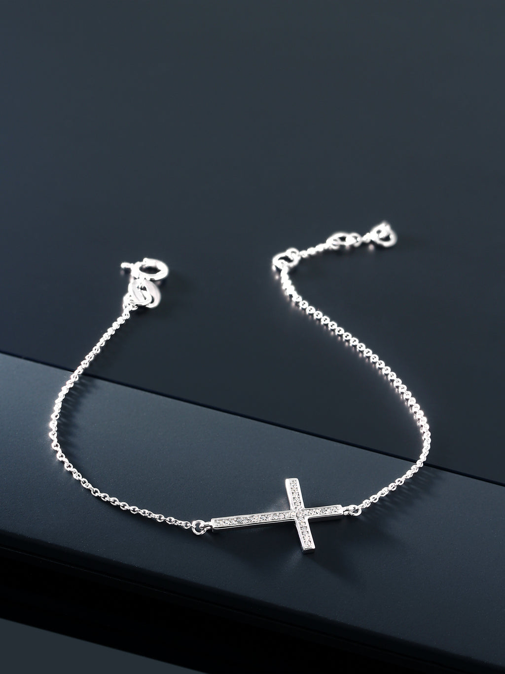 Bracelet in 10K White Gold