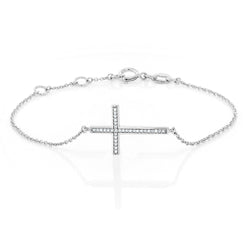 Bracelet in 10K White Gold