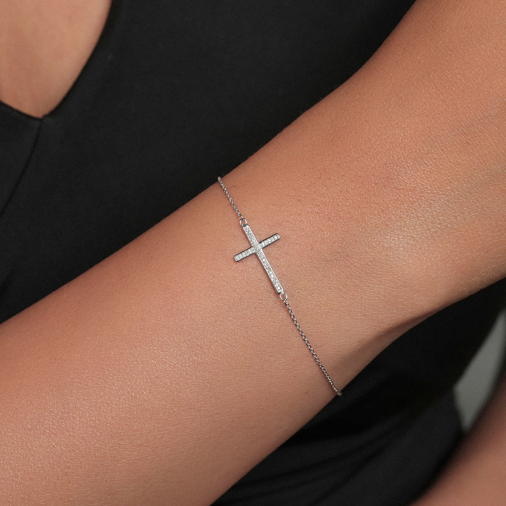 Bracelet in 10K White Gold