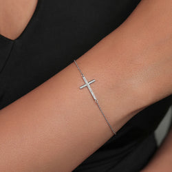 Bracelet in 10K White Gold