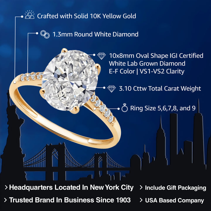 Ring in 10K Yellow Gold