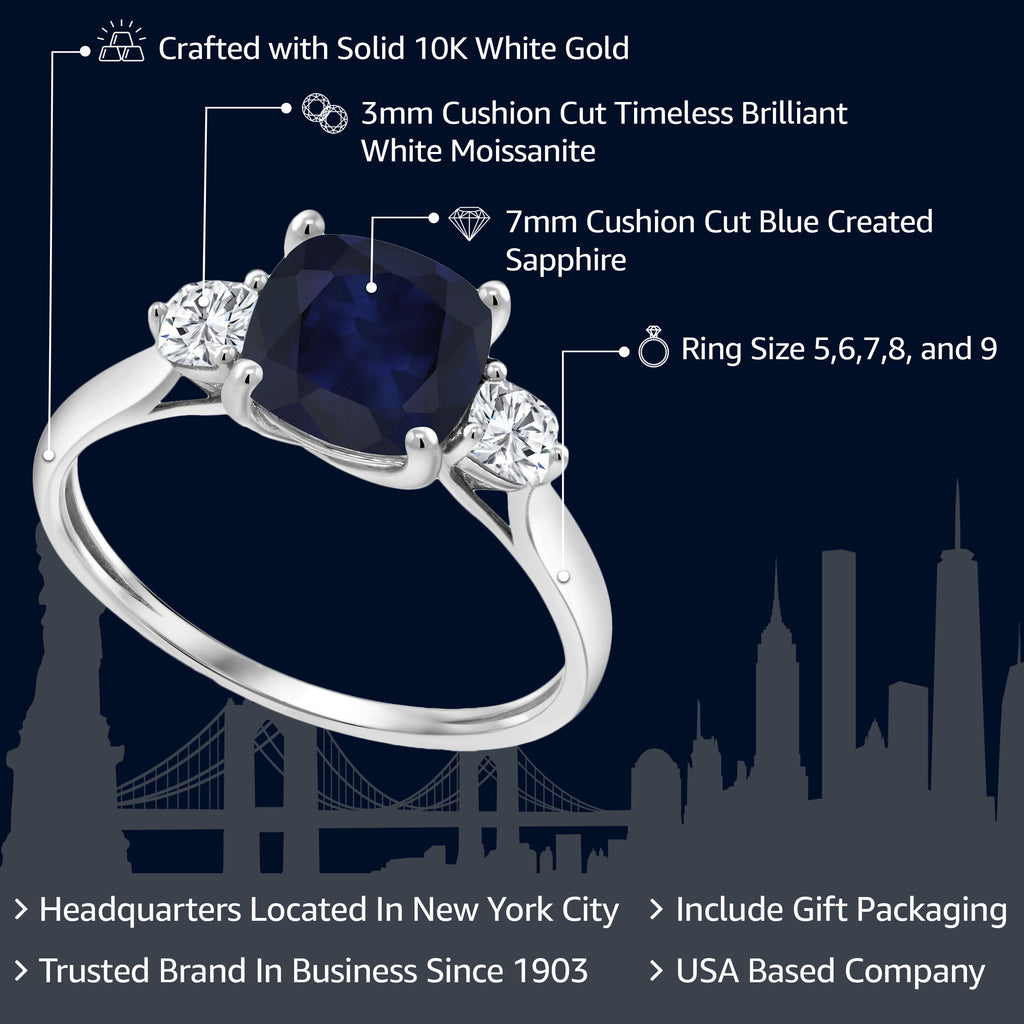 Ring in 10K White Gold