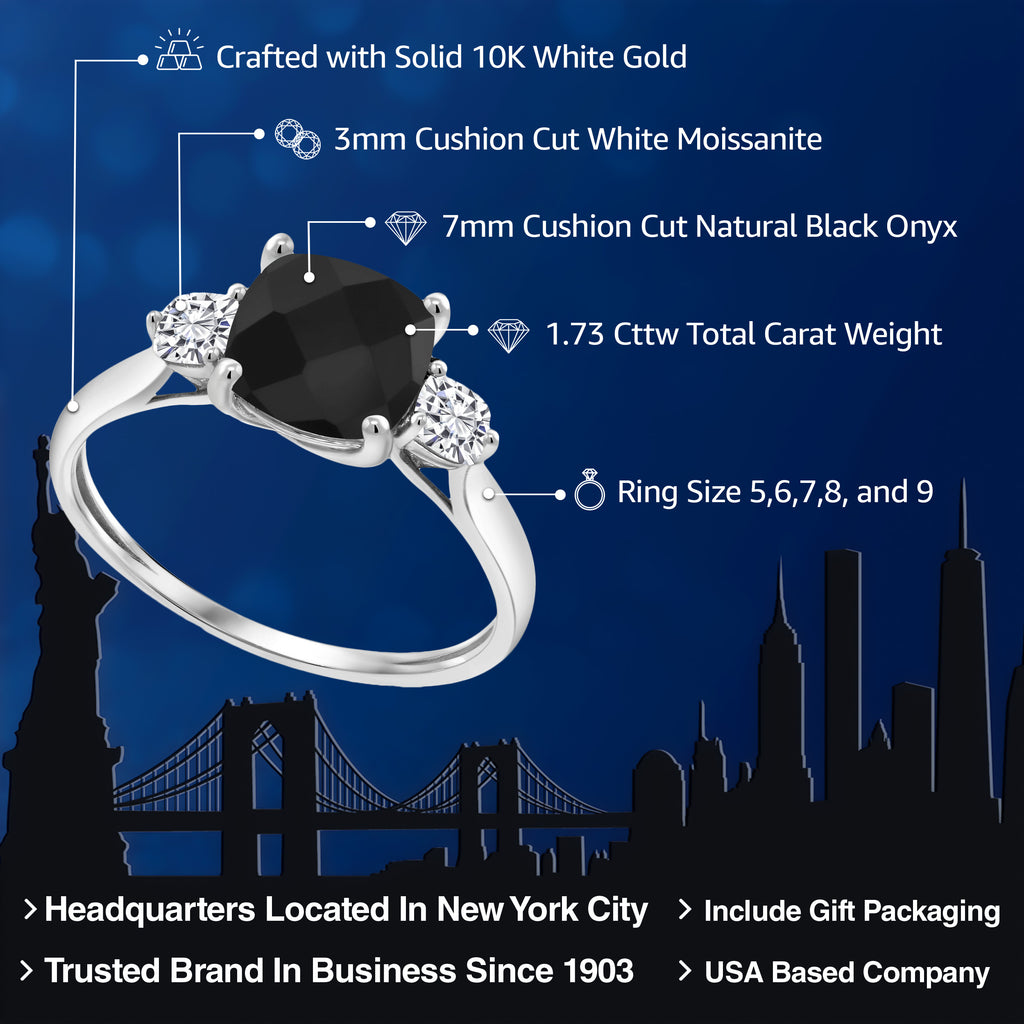 Ring in 10K White Gold