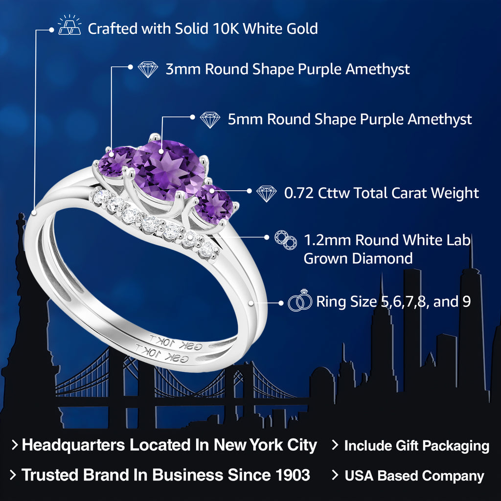 Ring in 10K White Gold