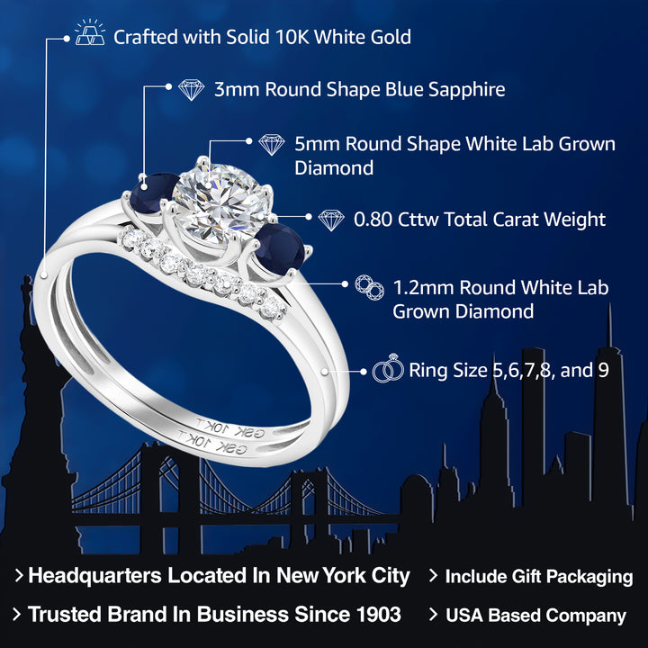 Ring in 10K White Gold