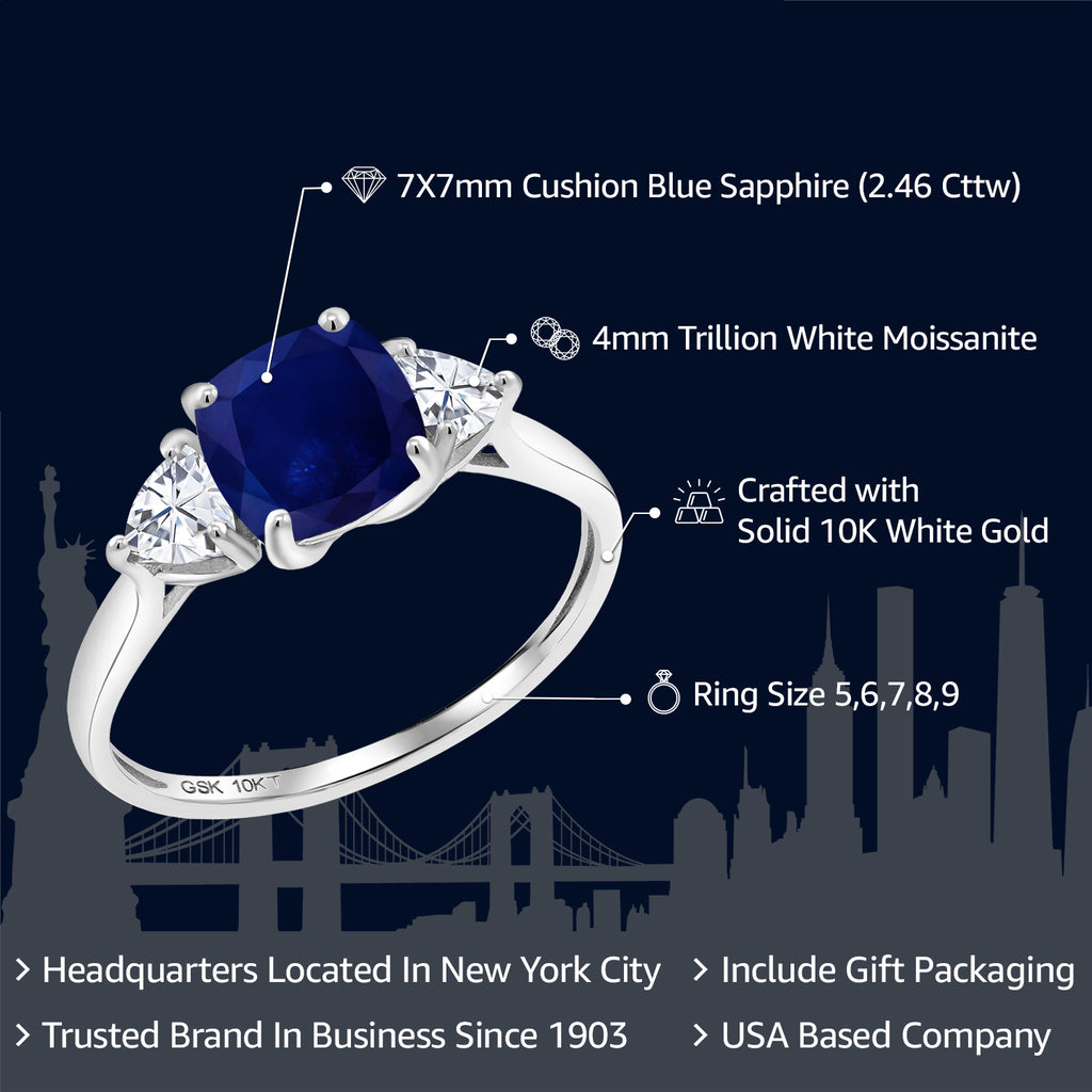 Ring in 10K White Gold
