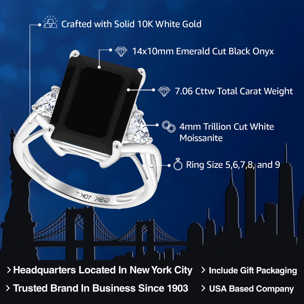 Ring in 10K White Gold