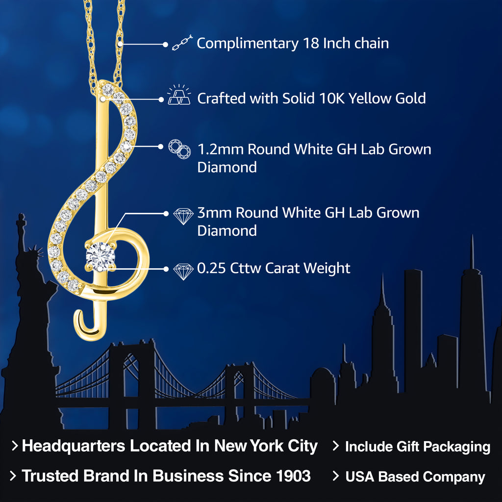 Pendant in 10K Yellow Gold