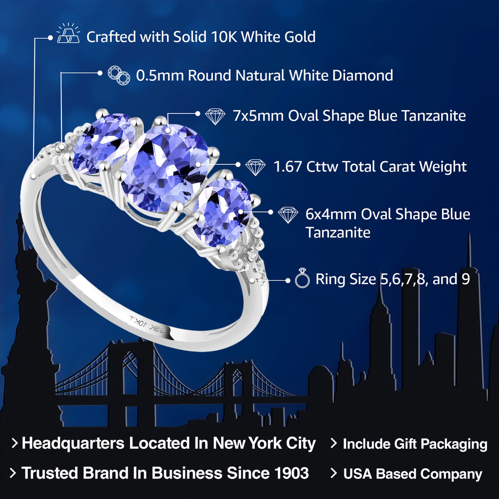 Ring in 10K White Gold