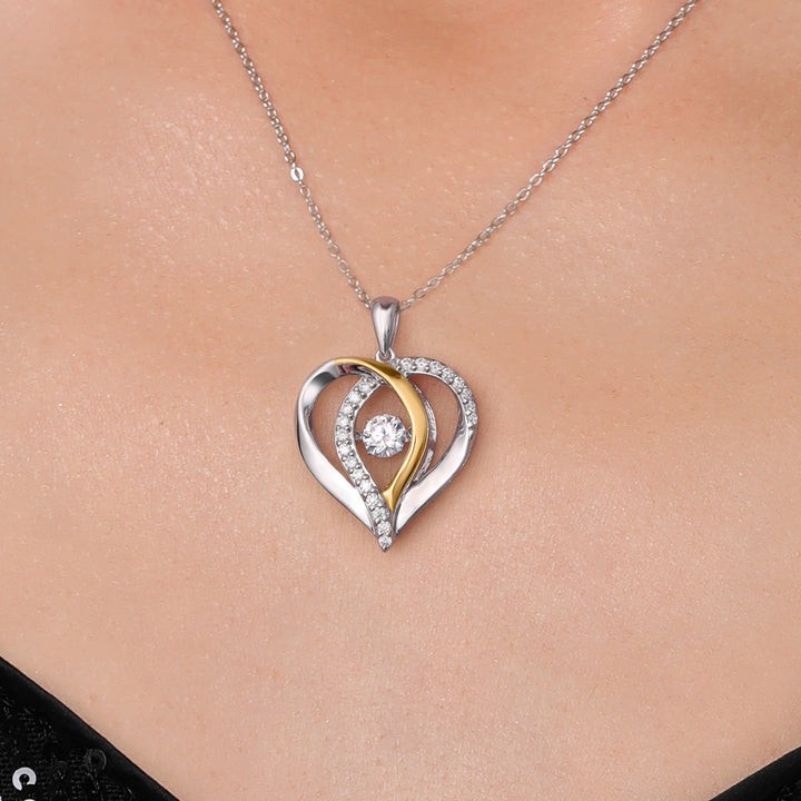 Pendant in 925 Sterling Silver and 10K Yellow Gold