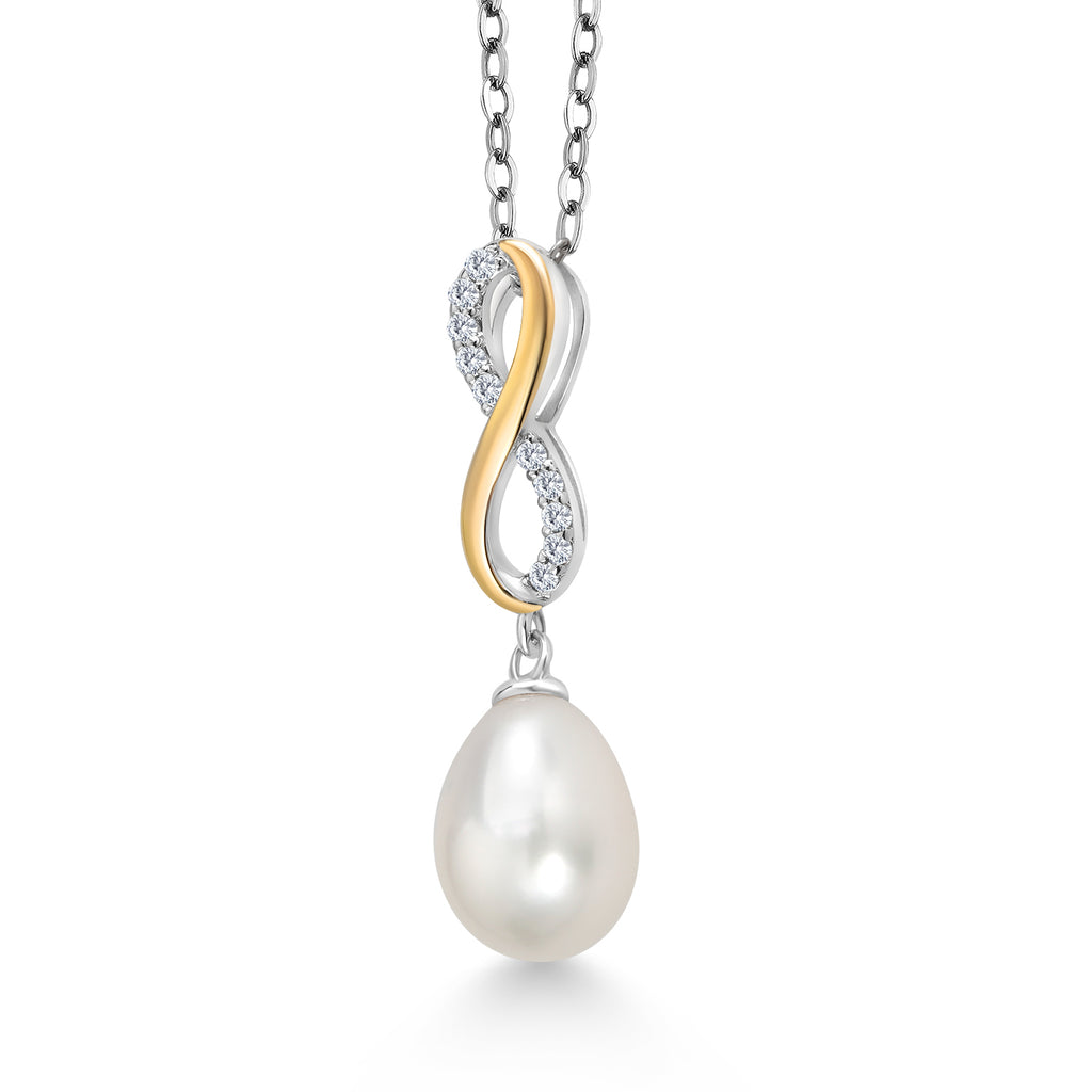 Pendant in 925 Sterling Silver and 10K Yellow Gold