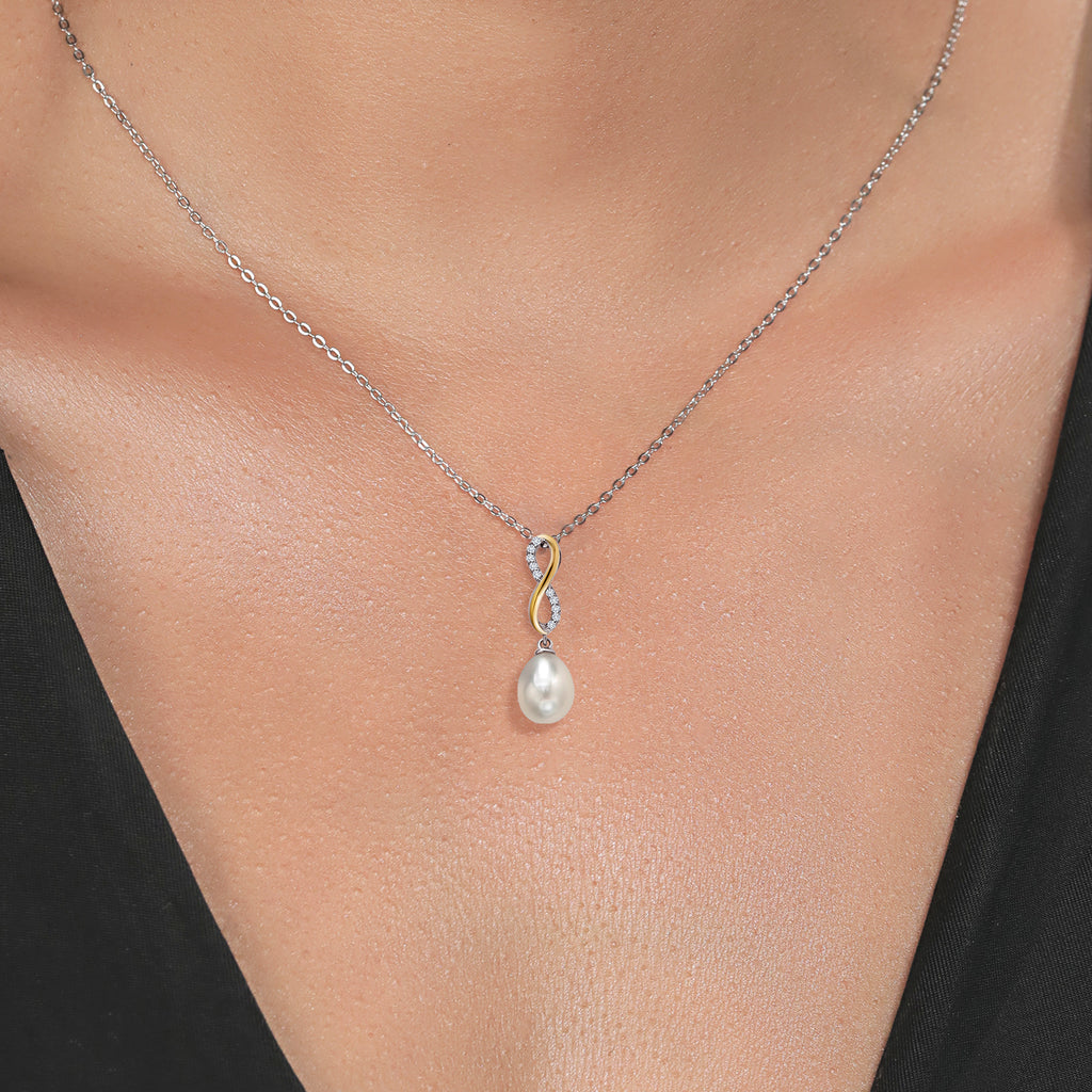 Pendant in 925 Sterling Silver and 10K Yellow Gold