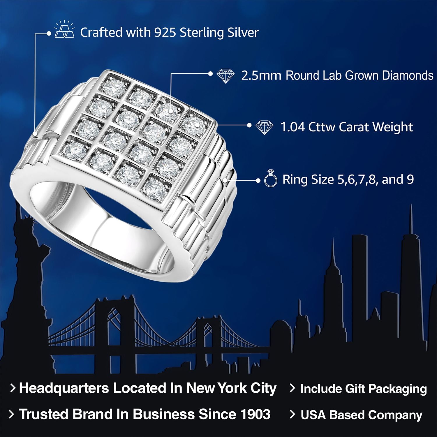 925 Sterling Silver_Ring in 925 Sterling Silver