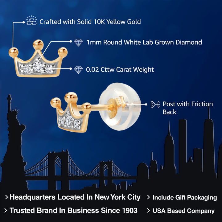 Earrings in 10K Yellow Gold