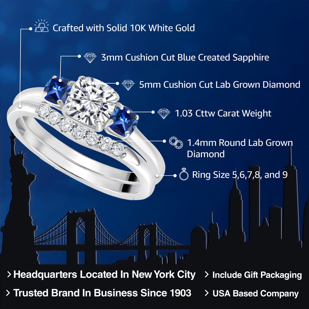 Ring in 10K White Gold