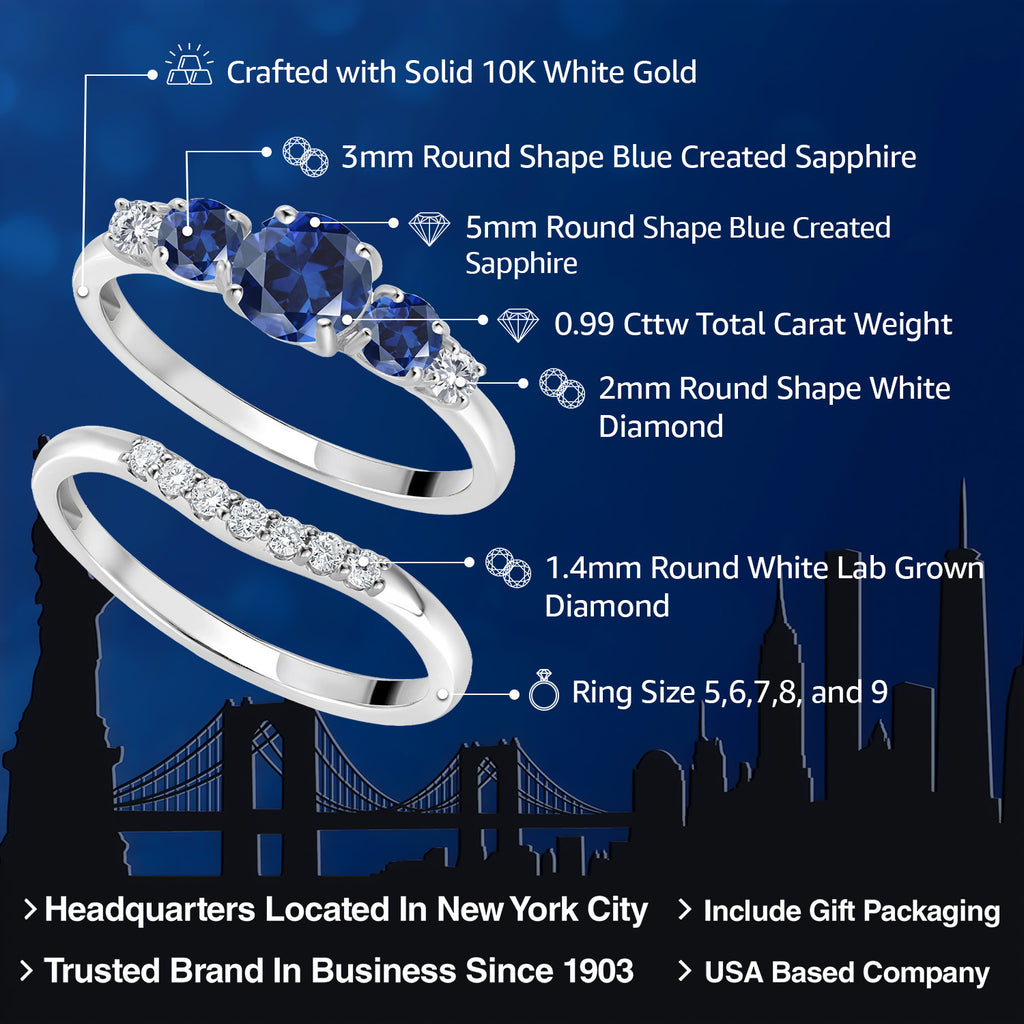 Ring in 10K White Gold