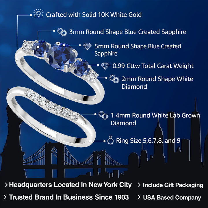 Ring in 10K White Gold