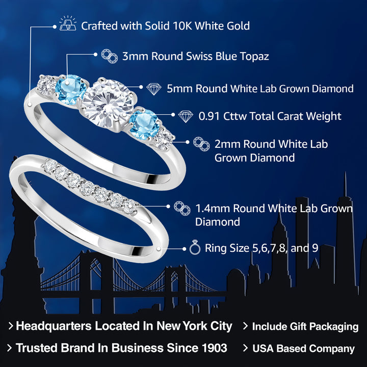 Ring in 10K White Gold