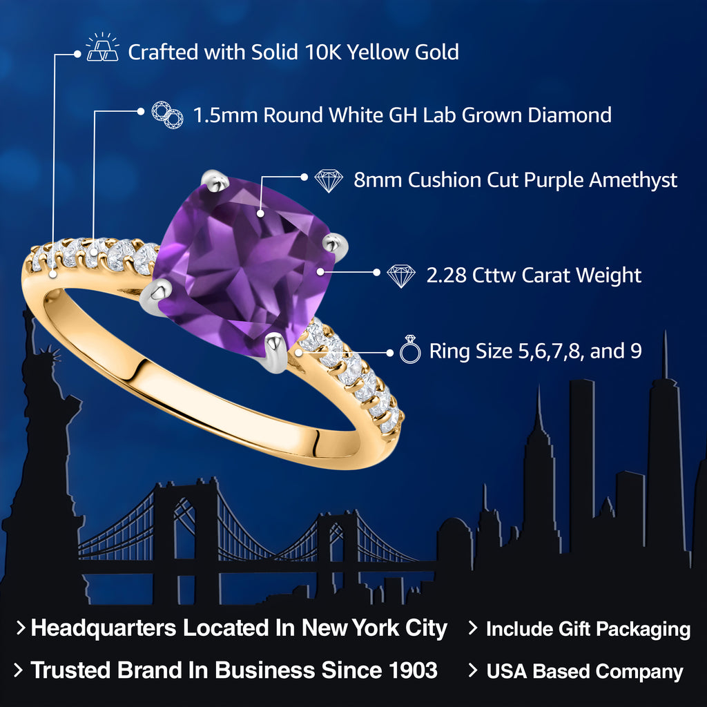 Ring in 10K Two Tone Gold