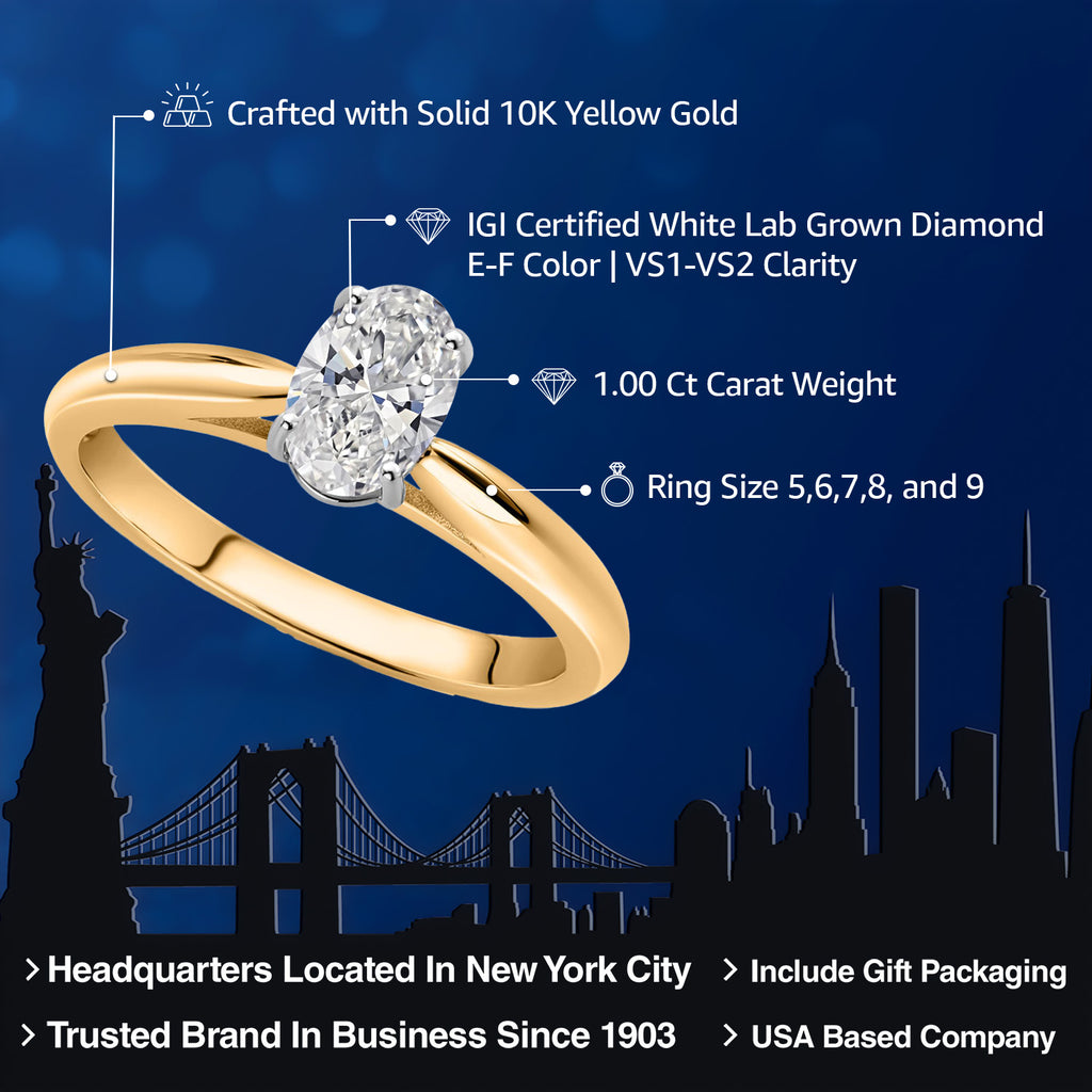 Ring in 10K Two Tone Gold