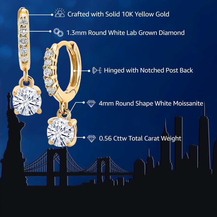 Earrings in 10K Yellow Gold