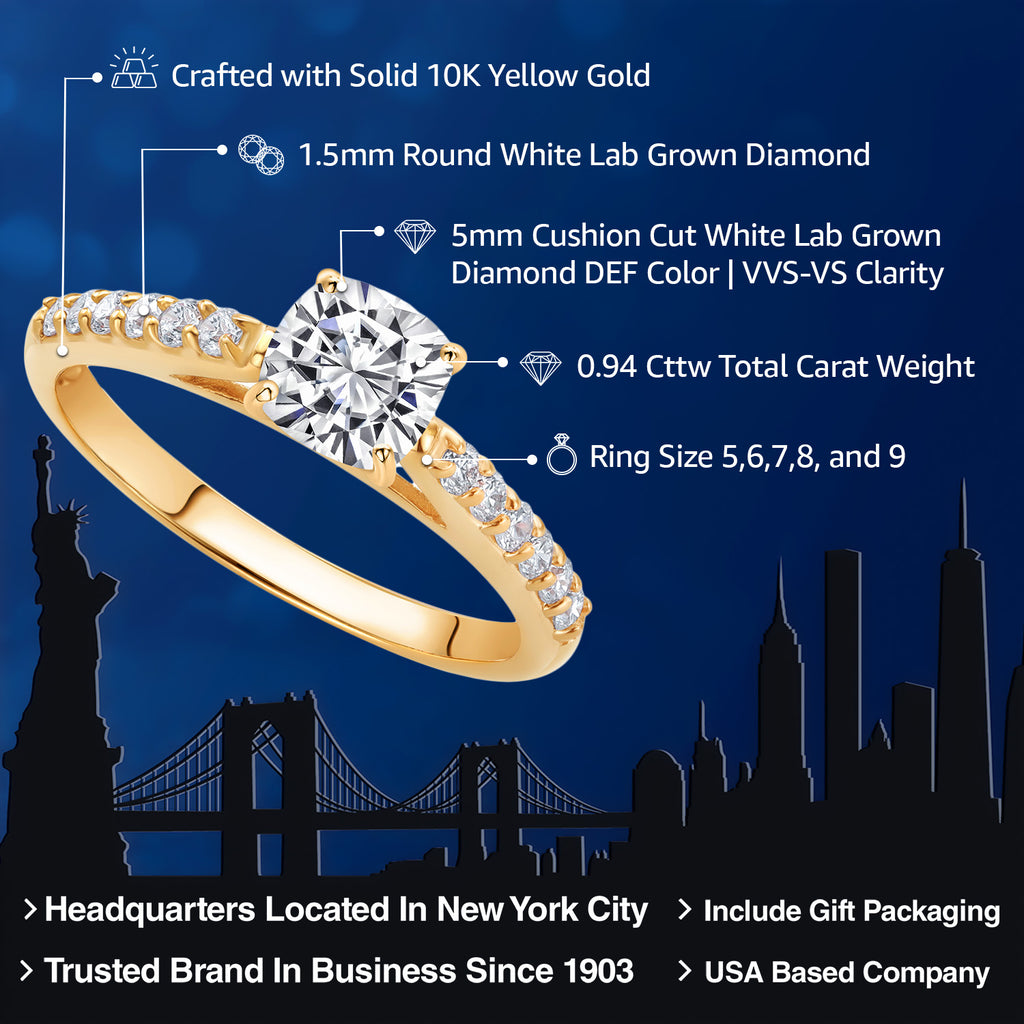 Ring in 10K Yellow Gold