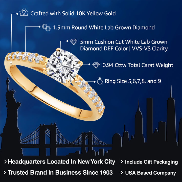 Ring in 10K Yellow Gold