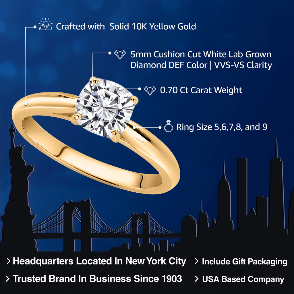 Ring in 10K Yellow Gold