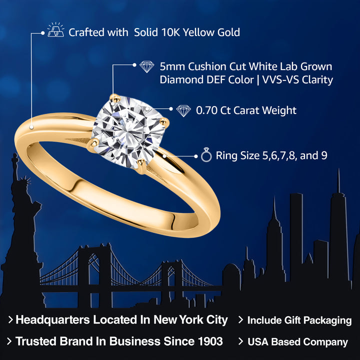 Ring in 10K Yellow Gold