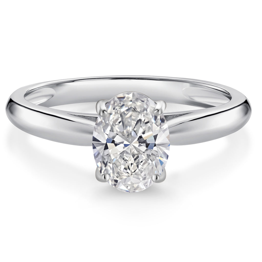 White Lab Grown Diamond - April_9_Ring in 10K White Gold
