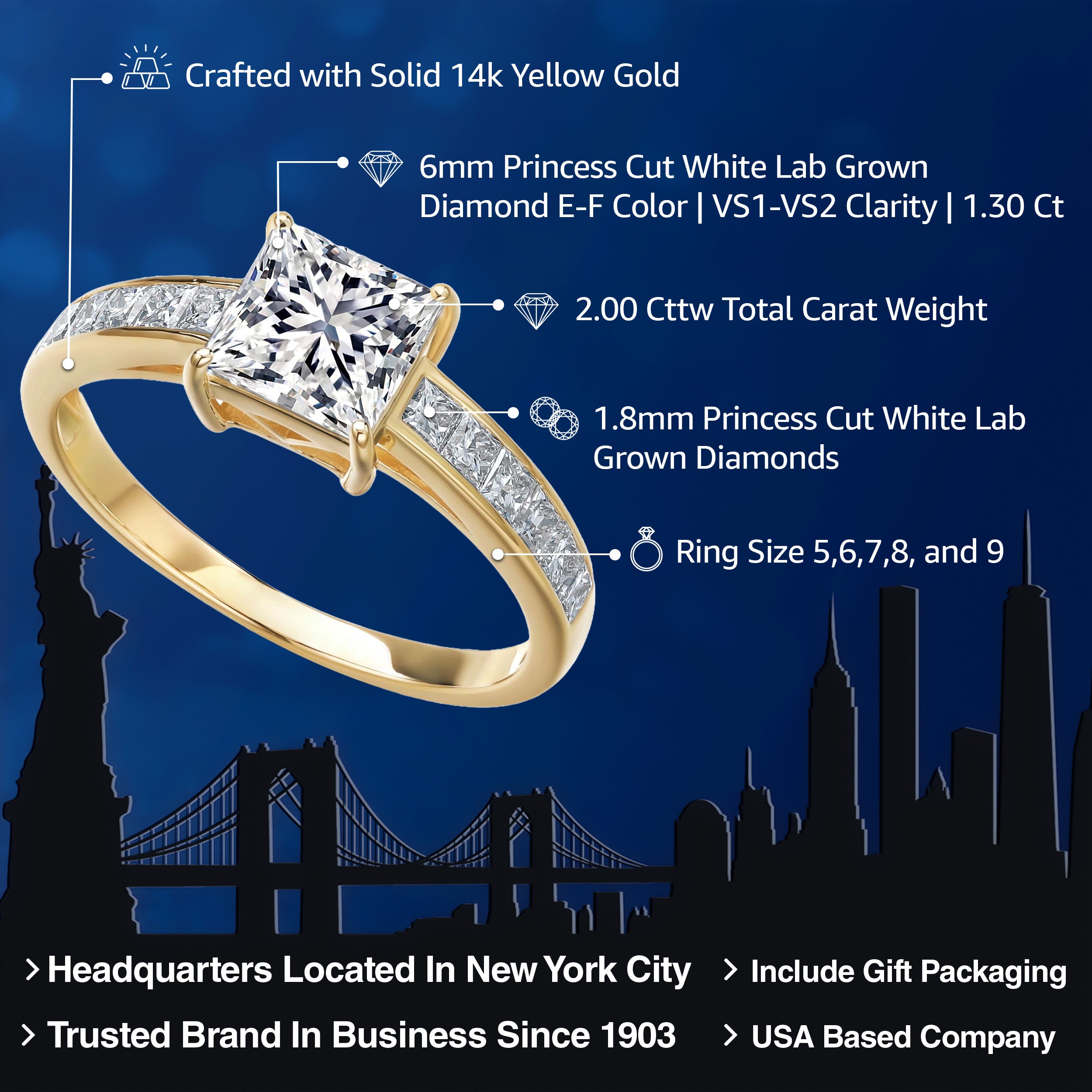 Ring in 14K Yellow Gold