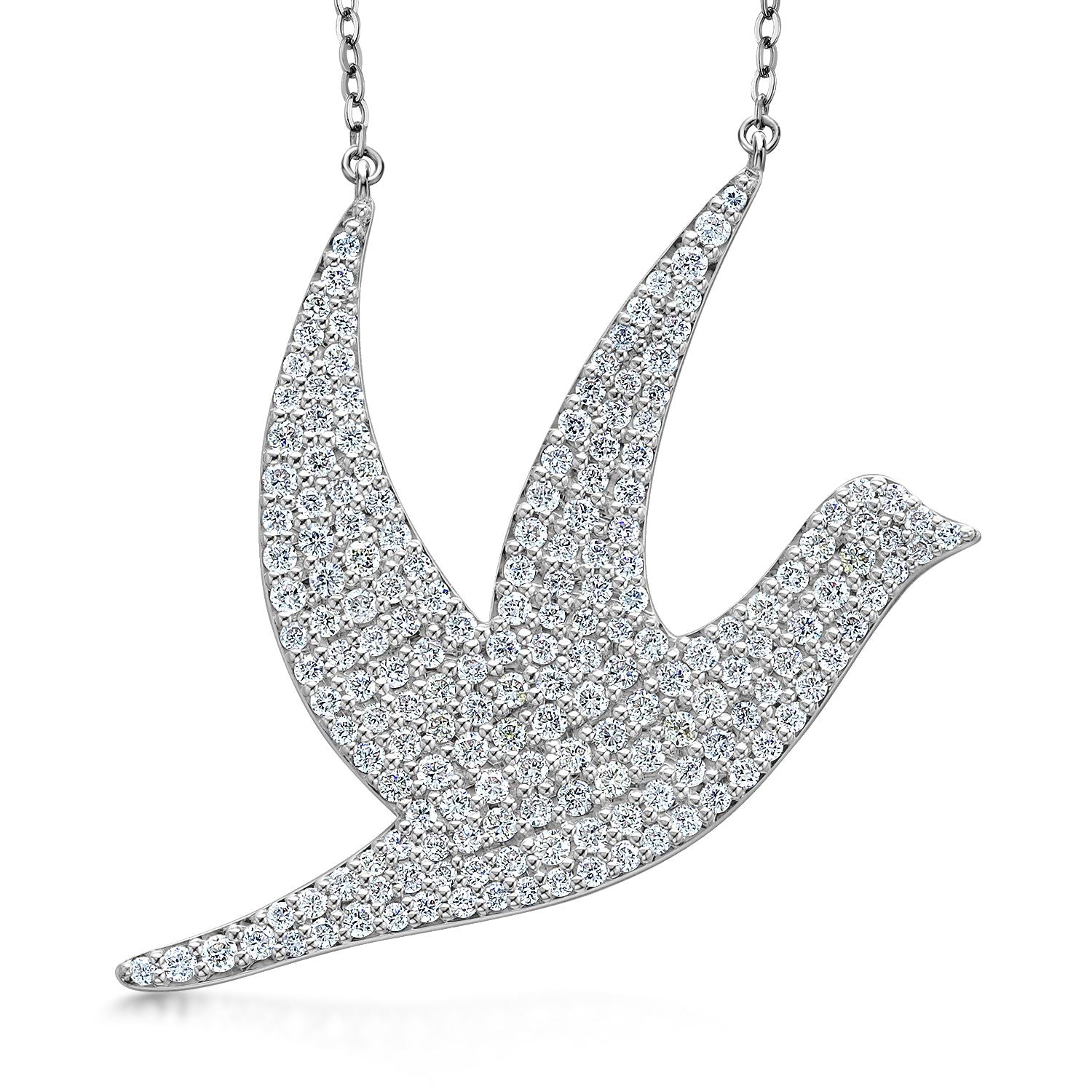 Necklace in 14K White Gold
