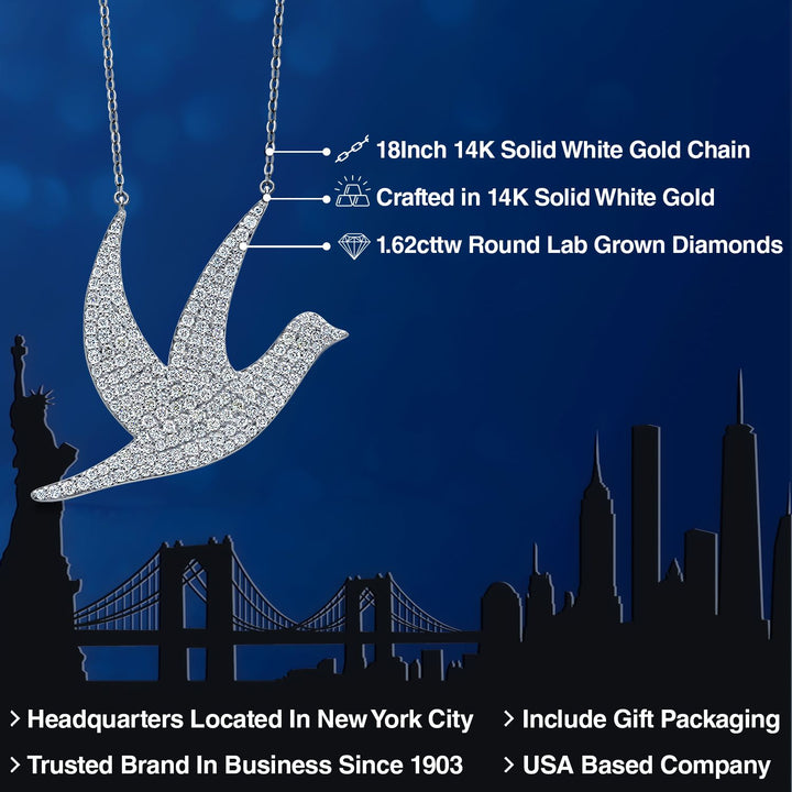 Necklace in 14K White Gold