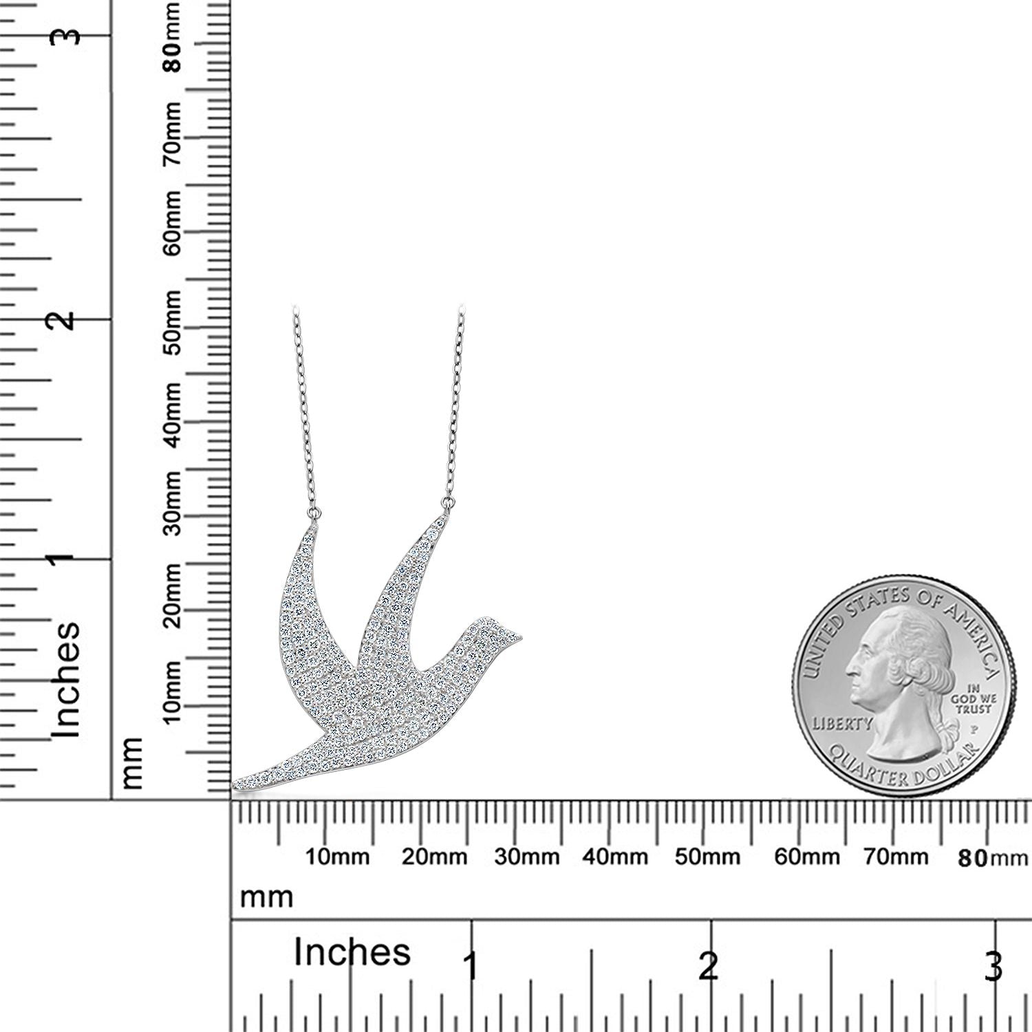 Necklace in 14K White Gold