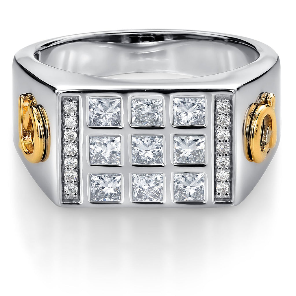 11_Ring in 925 Sterling Silver and 10K Yellow Gold