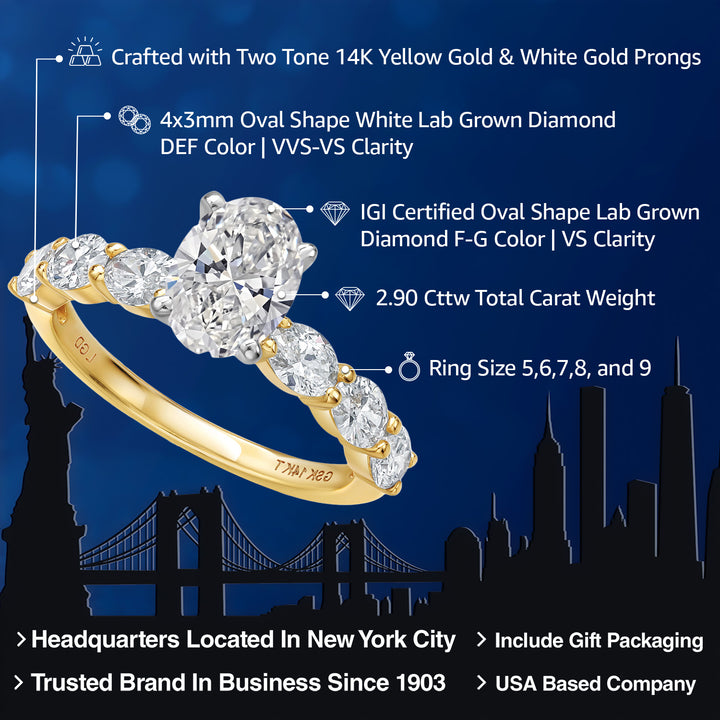 5_Ring in 14K Two Tone Gold