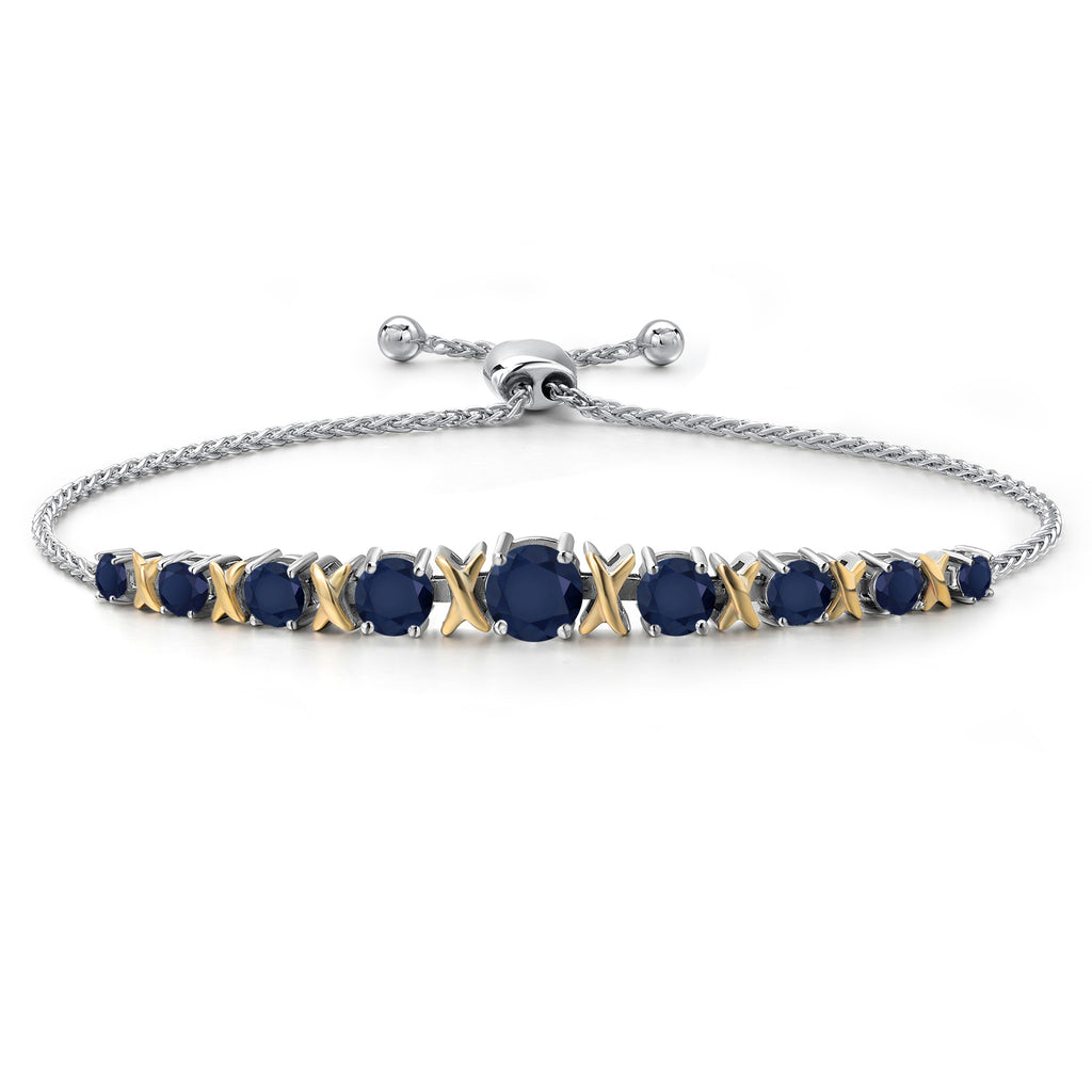 Bracelet in 925 Sterling Silver and 10K Yellow Gold