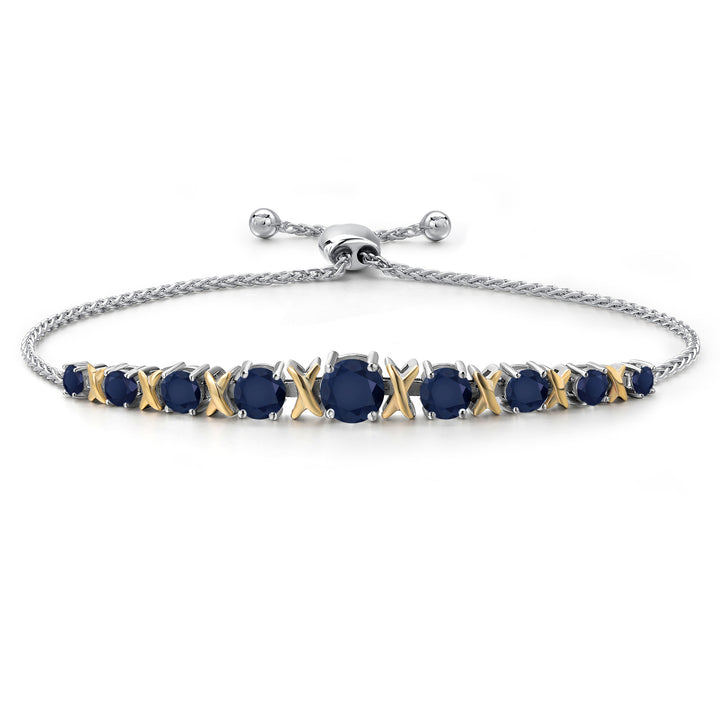 Bracelet in 925 Sterling Silver and 10K Yellow Gold