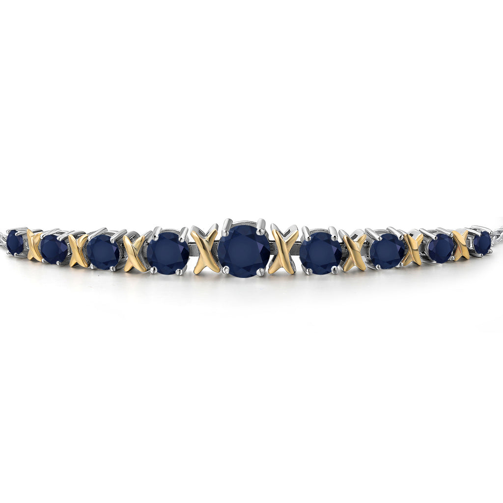 Bracelet in 925 Sterling Silver and 10K Yellow Gold