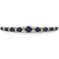 Bracelet in 925 Sterling Silver and 10K Yellow Gold