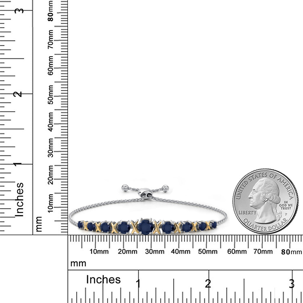 Bracelet in 925 Sterling Silver and 10K Yellow Gold