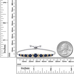 Bracelet in 925 Sterling Silver and 10K Yellow Gold